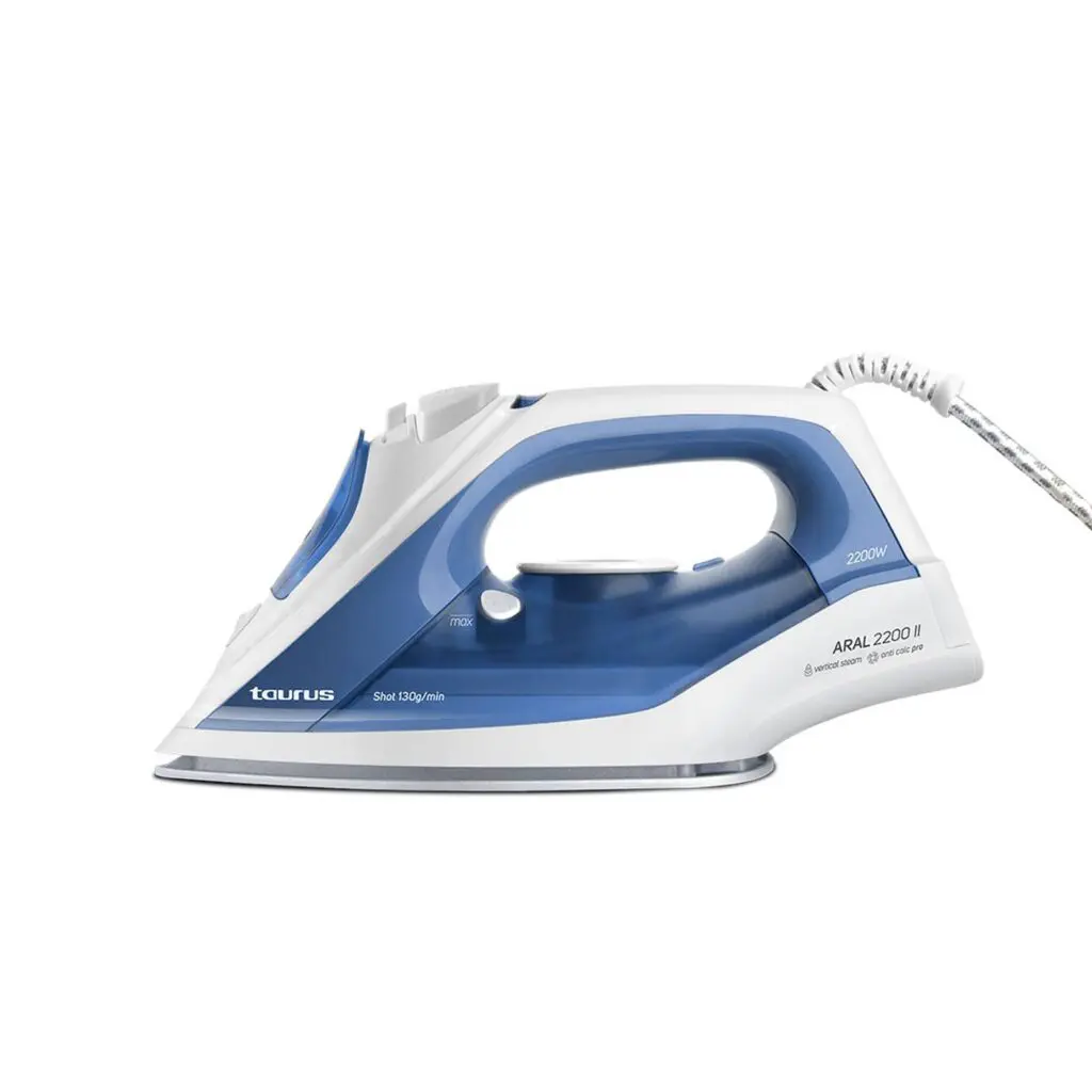 PLANCHA ELECTRICA A VAPOR / POTENCIA 2200 WATTS / BASE DE CERAMICA TAURUS - (cod:20157418)