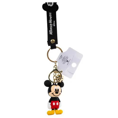 Llavero de Mickey Mouse con cascabel
