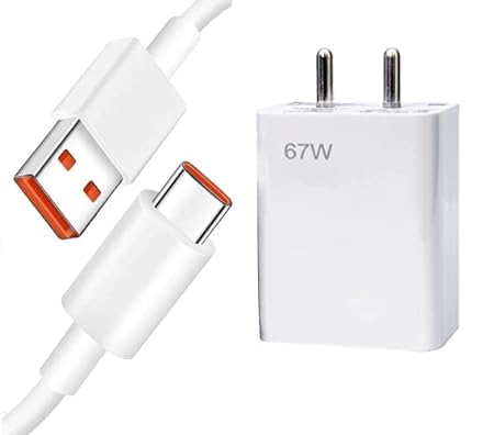 OriginaI mi 67W SuperFast Charger Adapter and Type C Cable