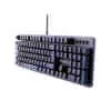 teclado mecanico gamer ballista100t de lado