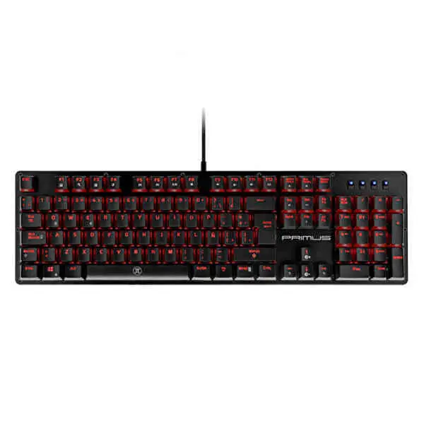 teclado mecanico ballista100t con iluminacion