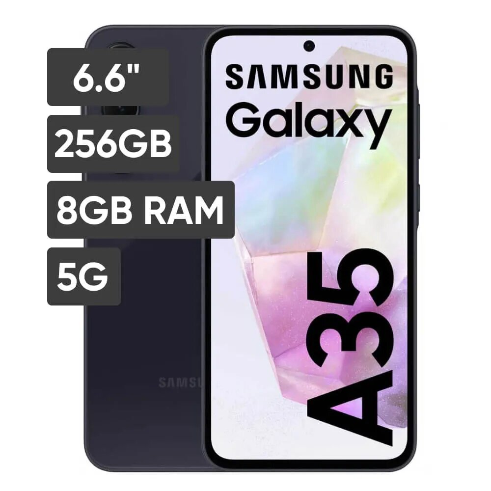 Smartphone SAMSUNG Galaxy A35 6.6 8GB 256GB 50MP + 8MP + 5MP Negro